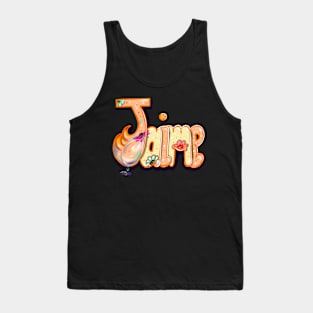 Jaime Girls and womens Personalized Custom name Jaime. Tank Top